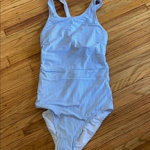 Seersucker swimsuit - new with tags!